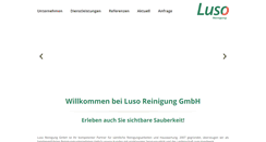 Desktop Screenshot of lusoreinigung.ch